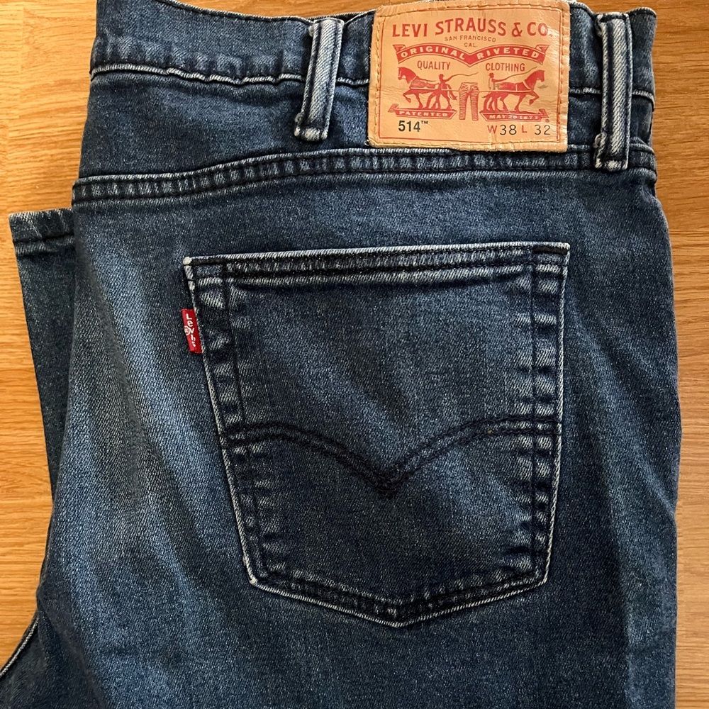 Mens 514 jeans 38x32
